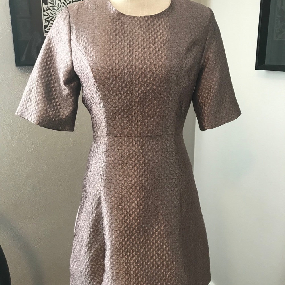 Ark & Co Mauve Jacquard Cocktail Dress